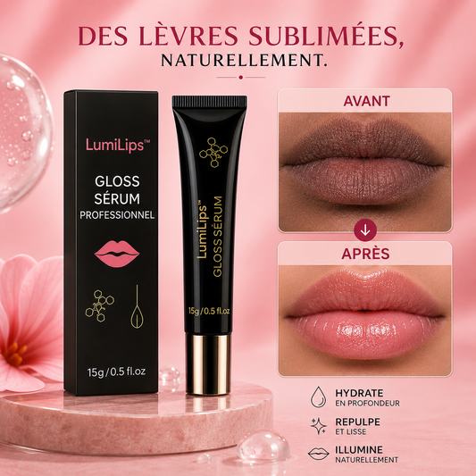 LumiLips™ Gloss Sérum Professionnel | Technologie Hydratante Avancée pour des Lèvres Repulpées et Éclatantes